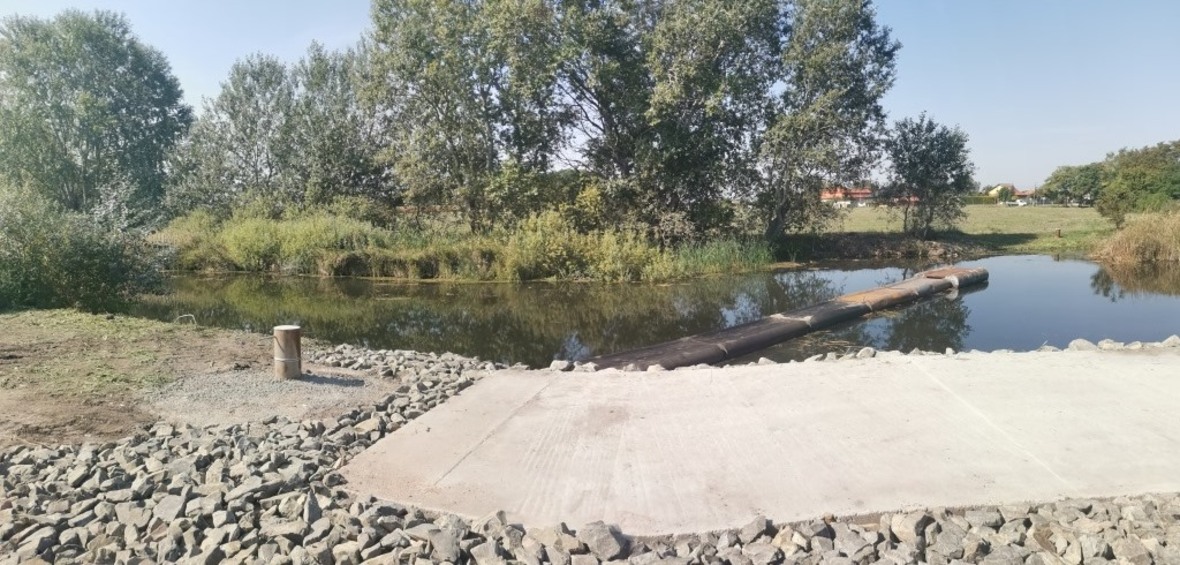 Kép az új uszadékszedő térbetonról