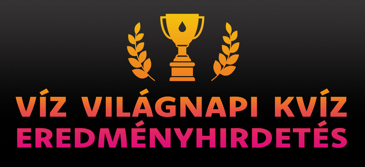 A kép tartalma: Víz Világnapi kvíz eredményhirdetés logó